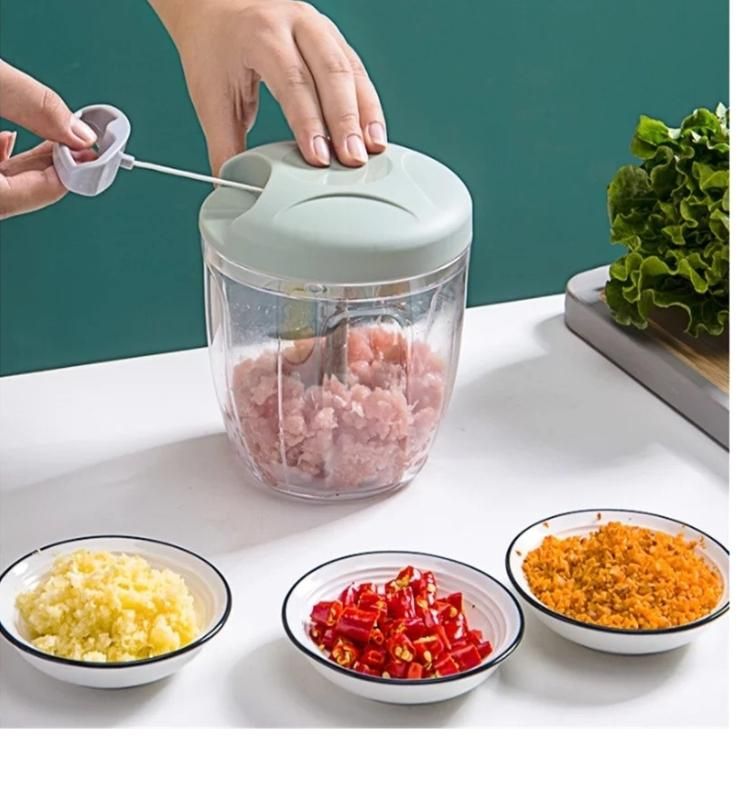 2 In 1 Vegetable Handy Manual Chopper Big Size (900ml)