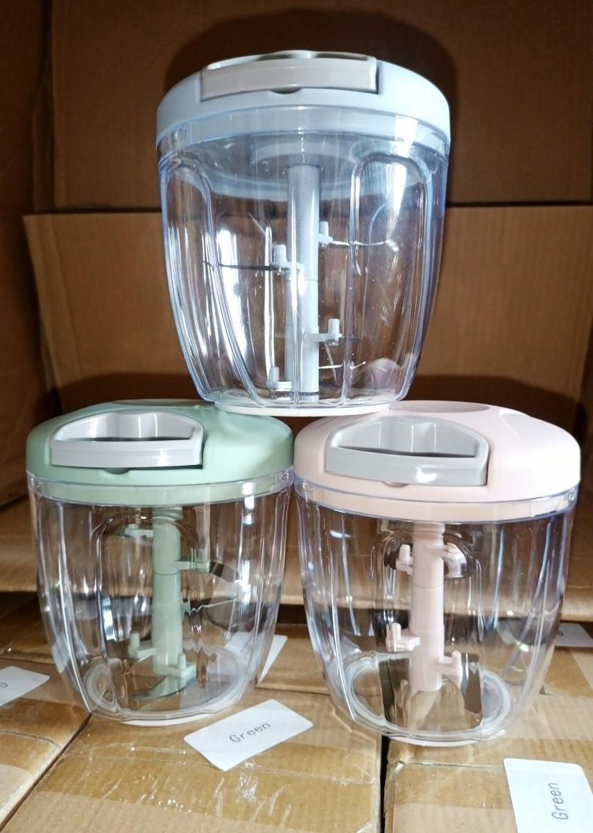 2 In 1 Vegetable Handy Manual Chopper Big Size (900ml)
