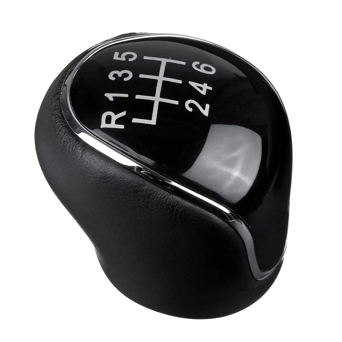 6 Speed Leather Gear Shift Knob for Ford Mondeo IV S-MAX
