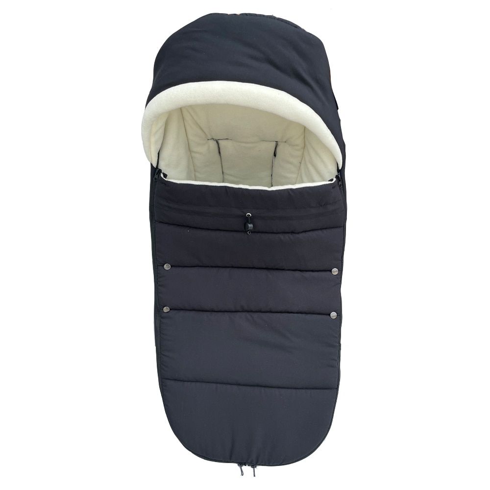 BABYZEN YOYO Cybex Goodbaby Bee 5 - Accessoires De Poussette Universels, Couvre-pieds, Sac De Couchage De Voyage Pour 98% Poussettes, Hiver Black 2