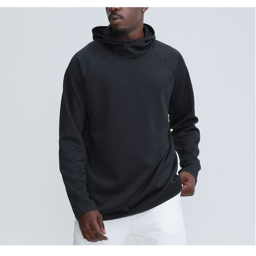 Men's Long Sleeve Hooded Sports Sweatshirt Stand Collar FashionTop