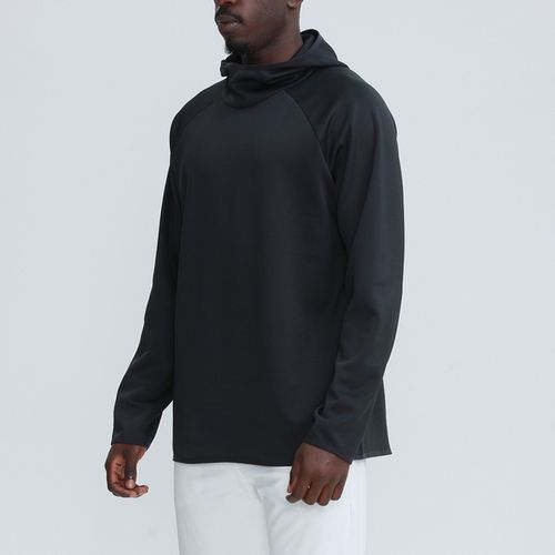 Men's Long Sleeve Hooded Sports Sweatshirt Stand Collar FashionTop