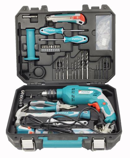 Tools Box Kit Set With Electric Drill 13MM Machine