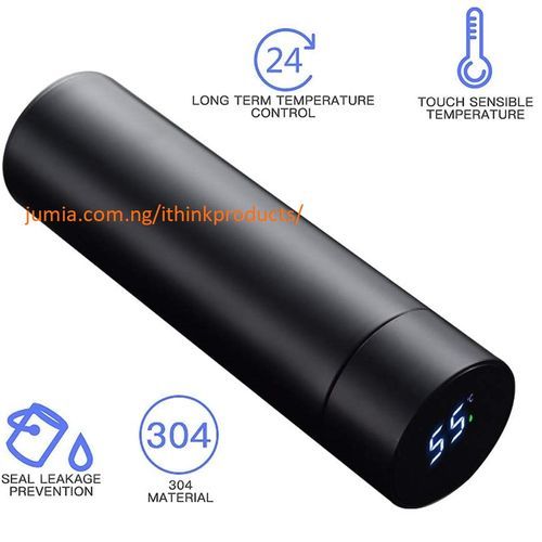 500ml Temperature Water Bottle Flask Stainless Vacuum Cup