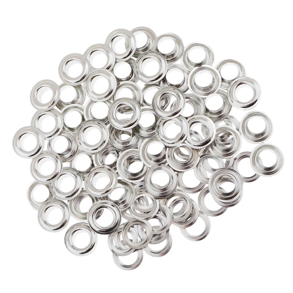 50 Sets Of Metal Eyelets With Washers For Garment Accessories