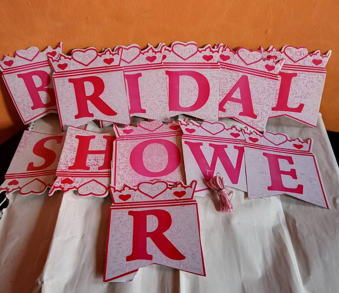 Beautiful BRIDAL SHOWER Party Banner "Decorate Event"