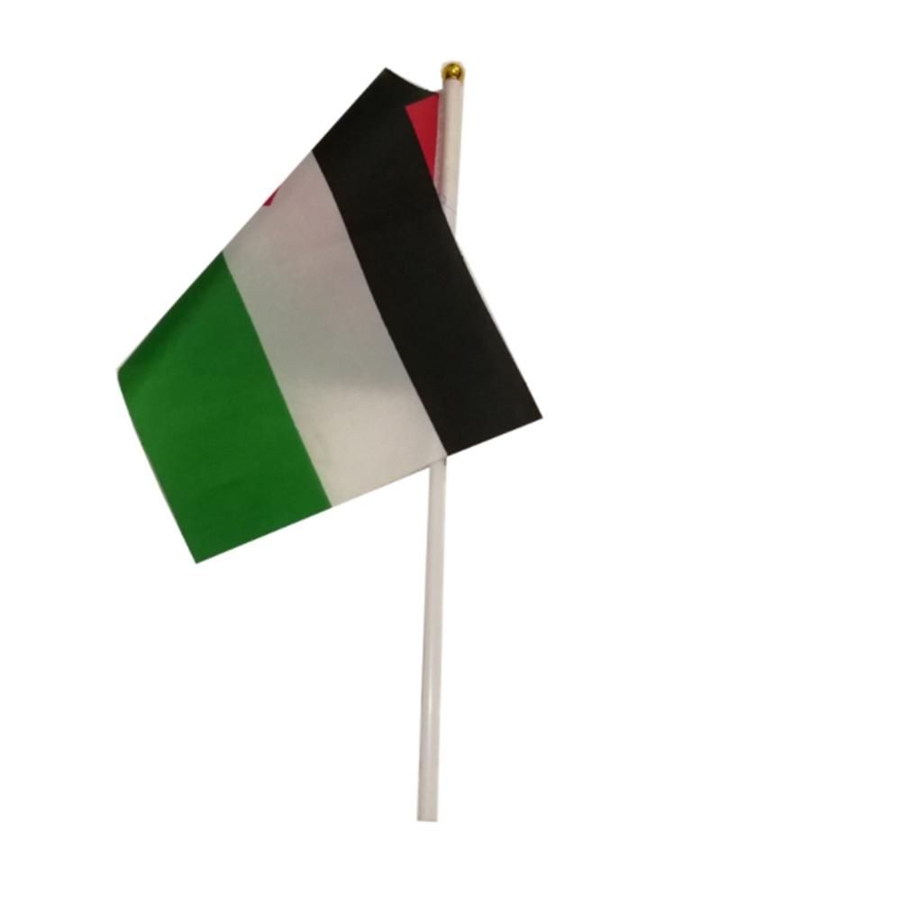 Palestine National Flag 14X21cm Gaza Palestinian Car Flag Polyester Car Window Decoration Banners