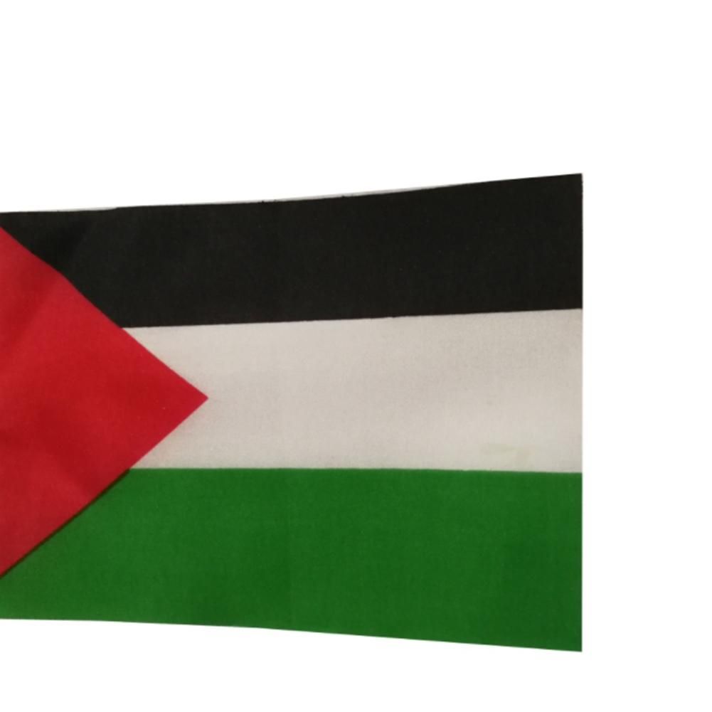 Palestine National Flag 14X21cm Gaza Palestinian Car Flag Polyester Car Window Decoration Banners