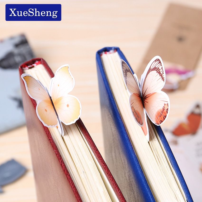 14 Pcs Creative Erfly Bookmarks Cartoon Book Marks Clip