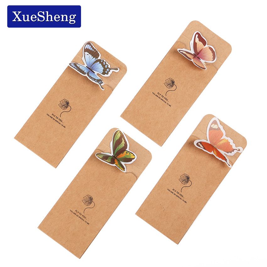 14 Pcs Creative Erfly Bookmarks Cartoon Book Marks Clip