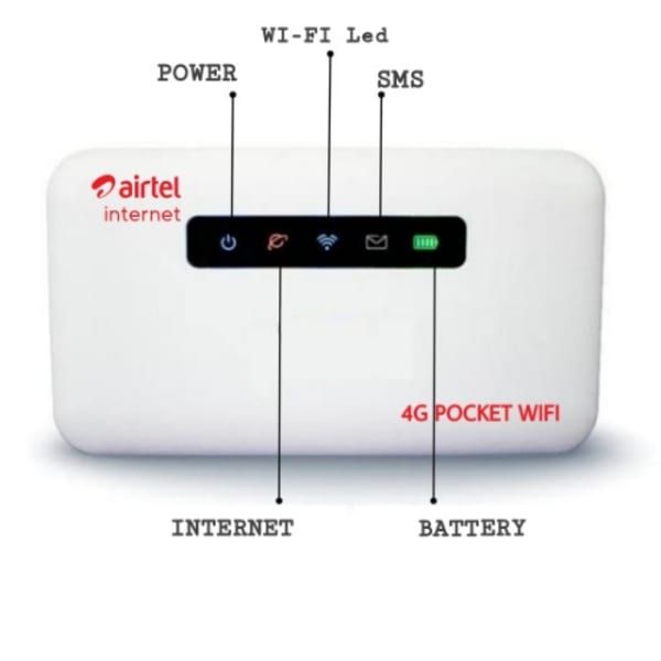 Airtel  4G LTE MiFi Pocket 10GB Free Data