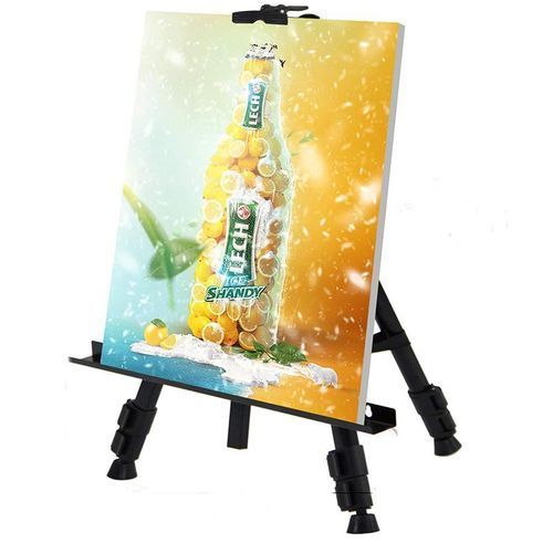 Artist Aluminium Alloy Folding  Easel Adjustable Tripod + Bag Fixing Bar