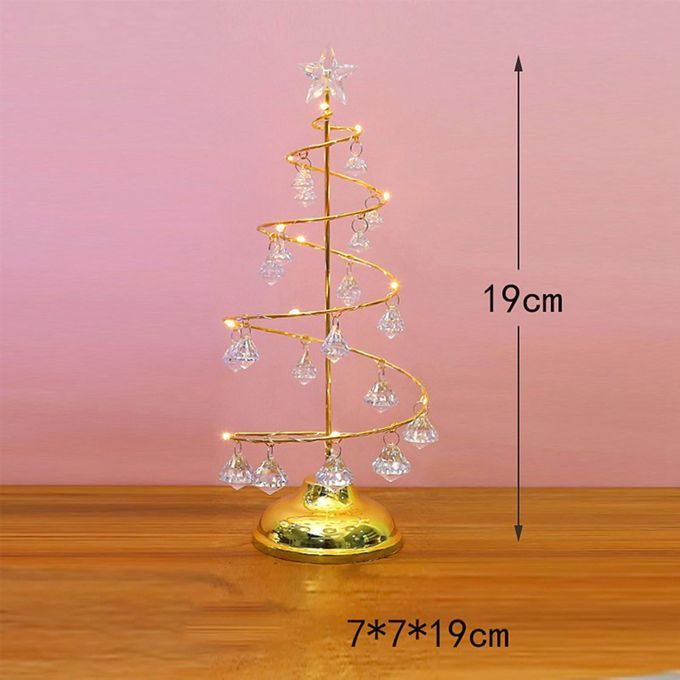 Christmas Tree Light Night Light Wrought  For Bedroom Gold S