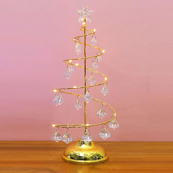 Christmas Tree Light Night Light Wrought  For Bedroom Gold S