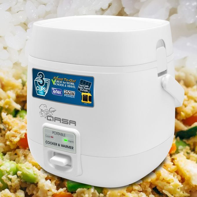 Portable Rice Cooker QRC-250 (INVERTER FRIENDLY)