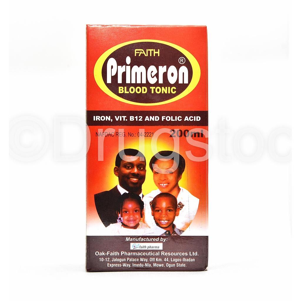 Primeron  Multivitamins And Mineral Blood Tonic 200 Ml