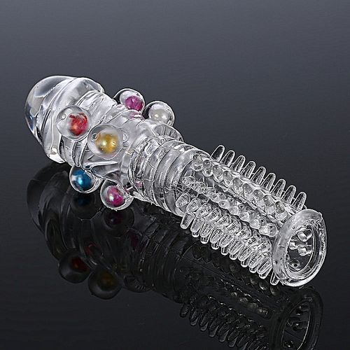 High Quality Crystal  Rings Male Penis Extension Adult Reusable Condom Penis Sleeves Sex Products