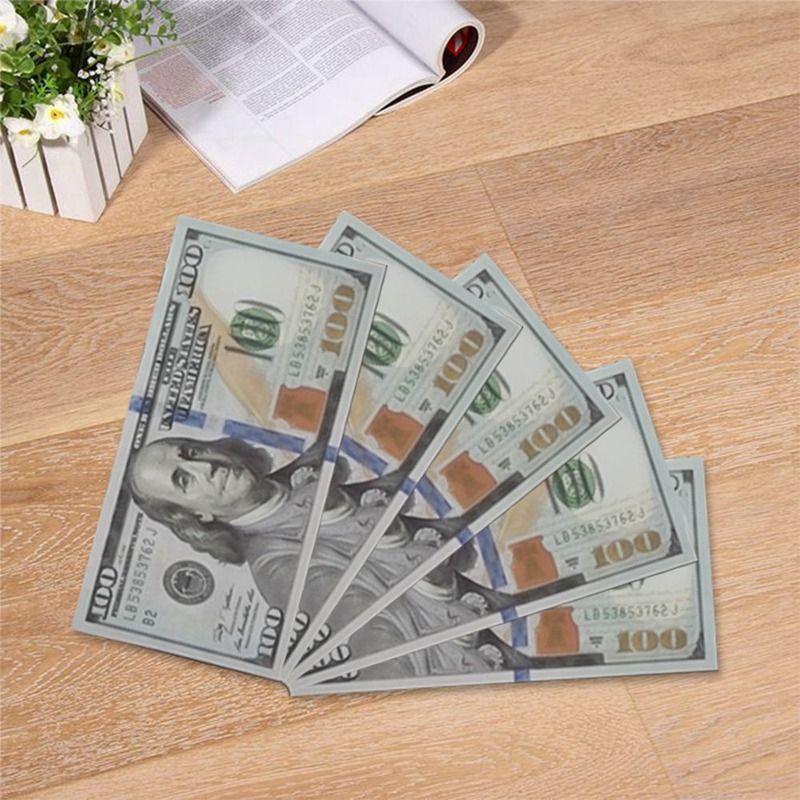 100 Pieces Set Creative Mini 100 Dollars Miniature