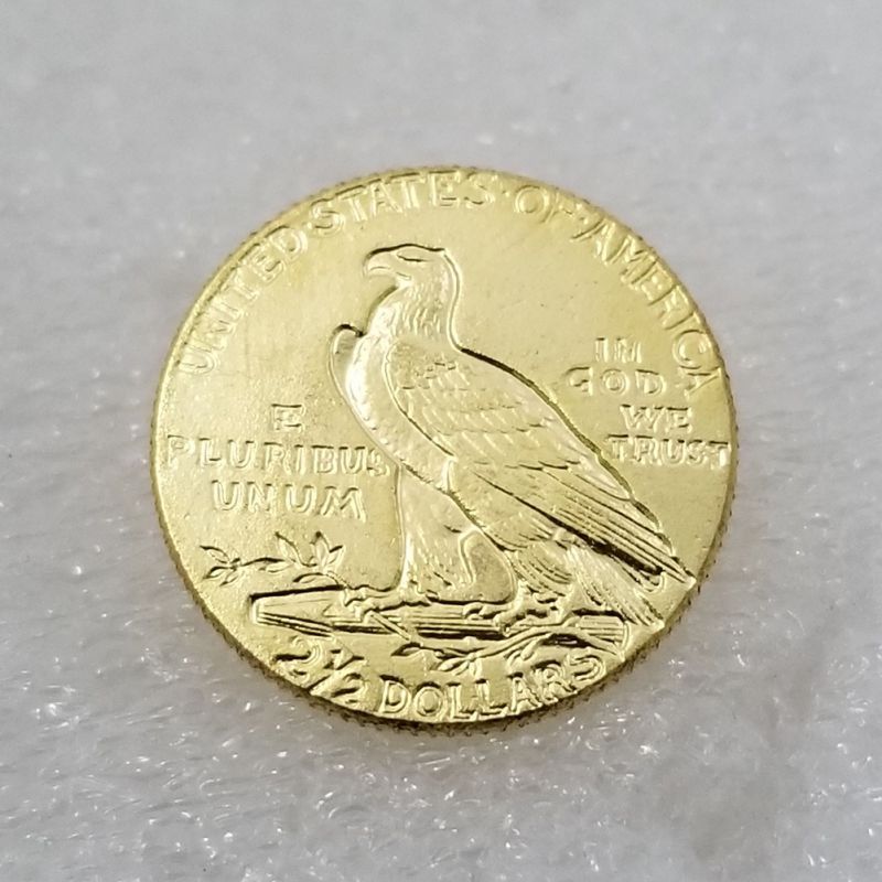 1908 1926 Antique US Commemorative Old Coin Gold Plated