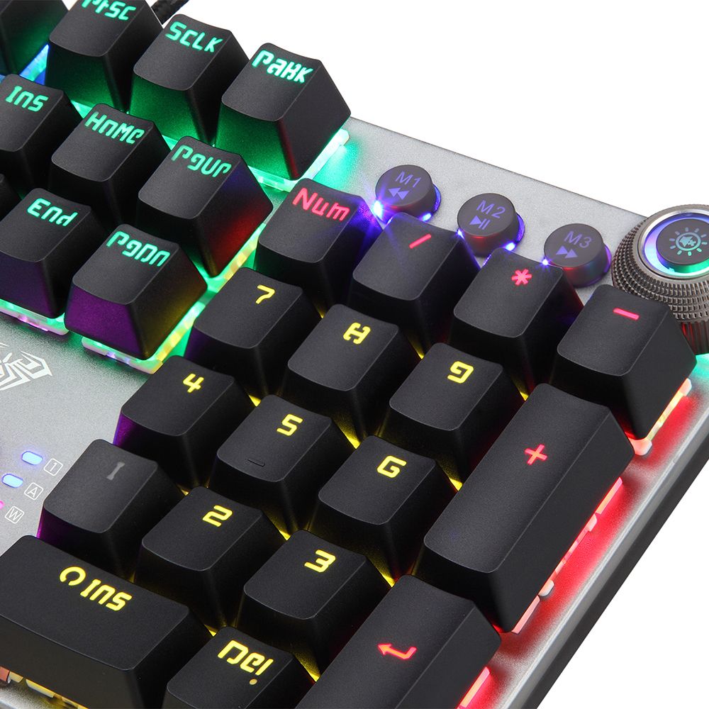 F2088 104Keys Wired Gaming Mechanical Keyboard