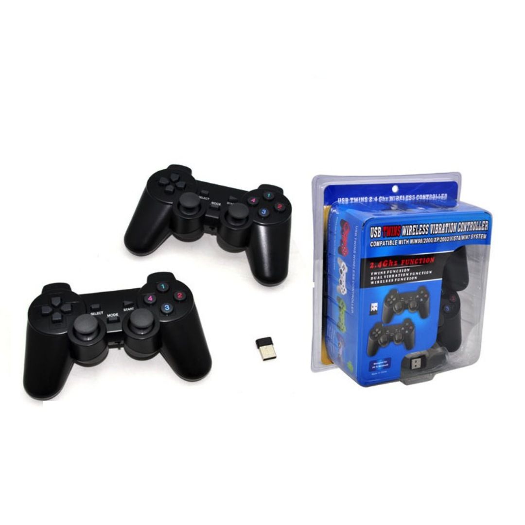 Twin Wireless Pc Game Pad Controller For PC Laptop Desktop Computer
