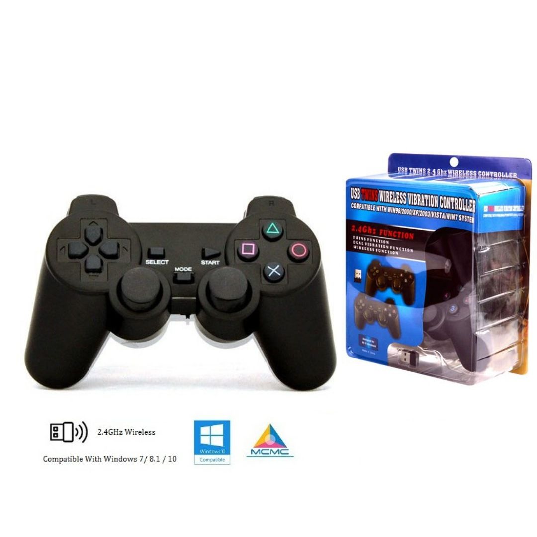 Twin Wireless Pc Game Pad Controller For PC Laptop Desktop Computer