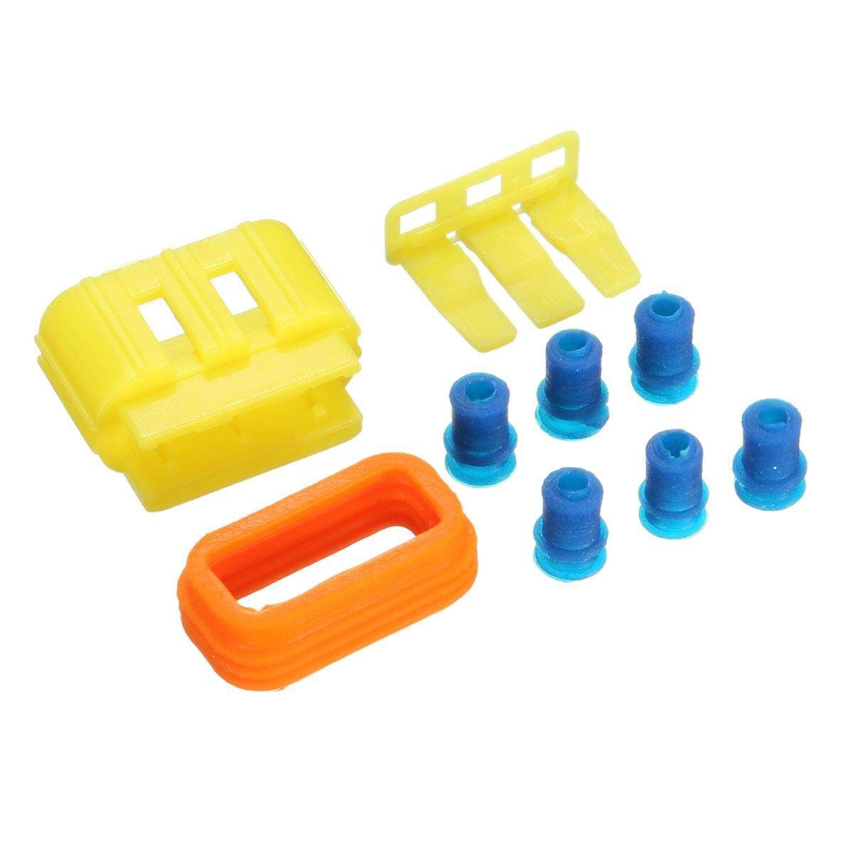 Kit 3 Pin Way Waterproof Electrical Wire Cable Connector Plug Vehicle Truck Car
