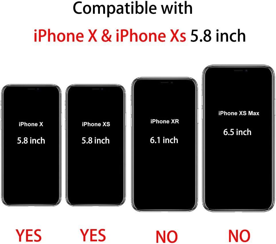 TENOC Phone Case Compatible With IPhone Xs And X\/10, Clear