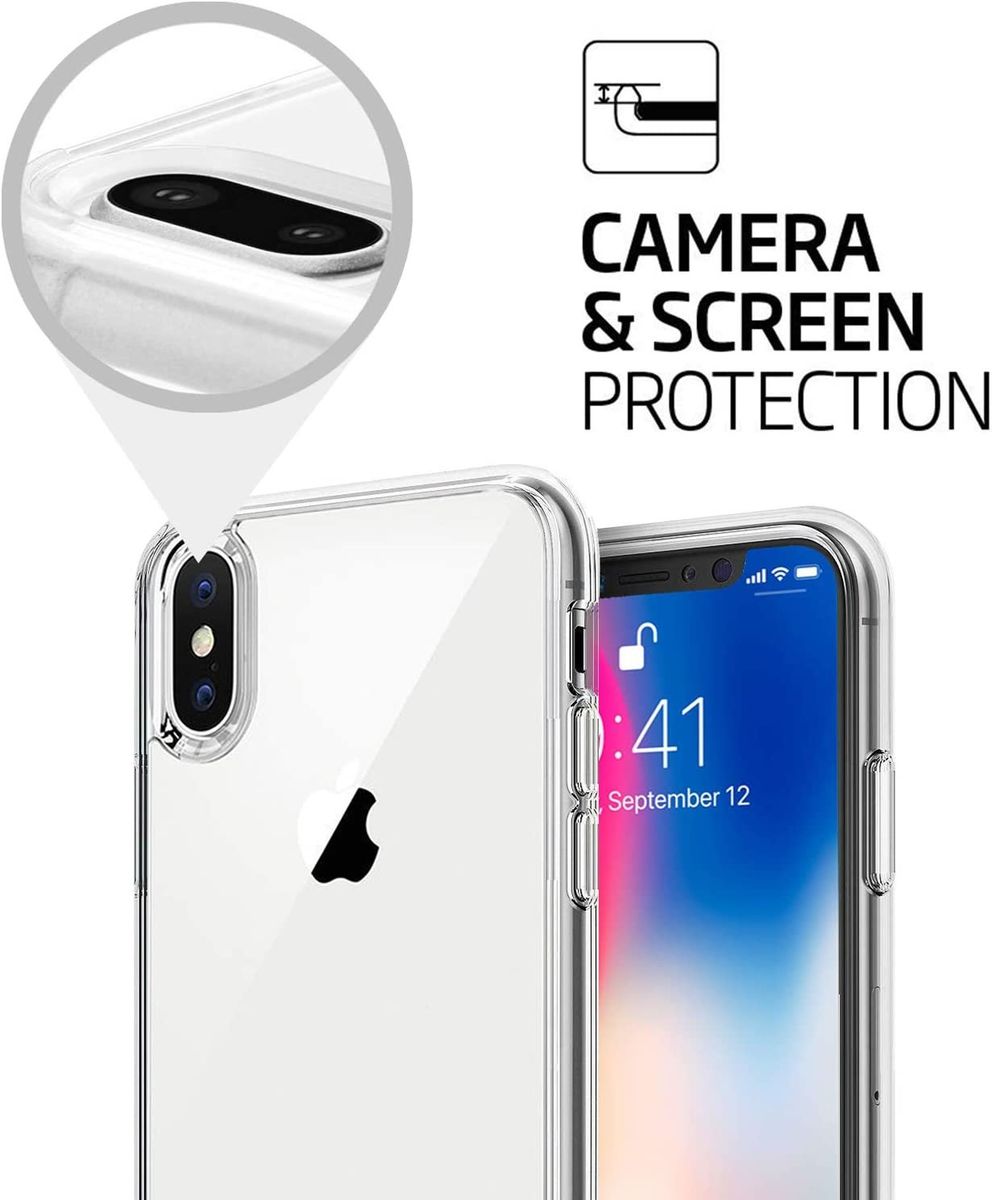 TENOC Phone Case Compatible With IPhone Xs And X\/10, Clear