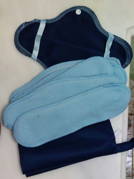 8Pcs/ Set Reusable Washable Cloth Menstrual Pads