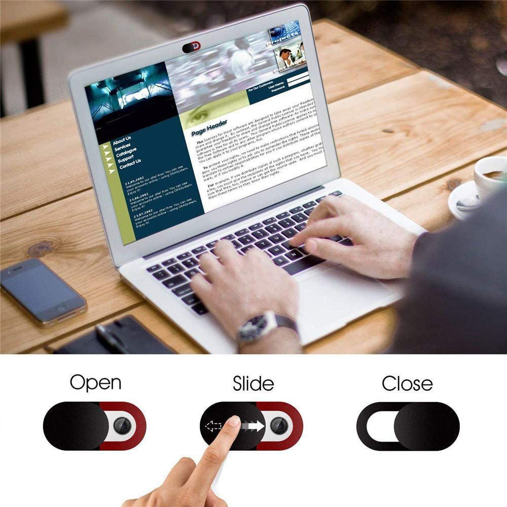 6 Pack Webcam Cover Slide Laptop Camera Cover For Computer