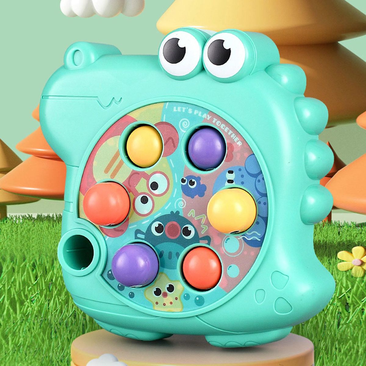 Baby Hammer Toys Baby Boys Girls Sensory Hammer Knock Toy Green