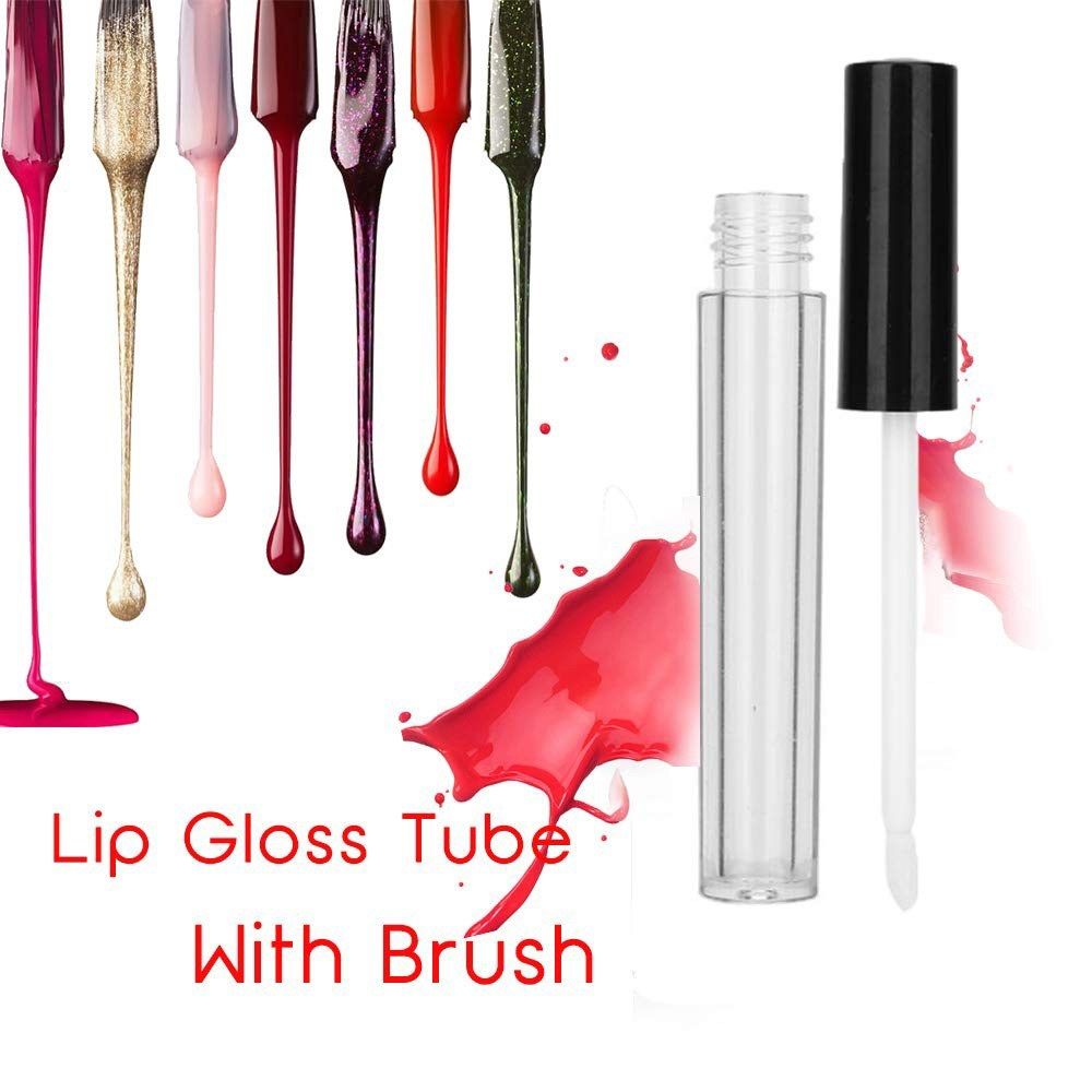 20 Pack 10ml Empty Lip Gloss Tubes Containers Bottles Mini