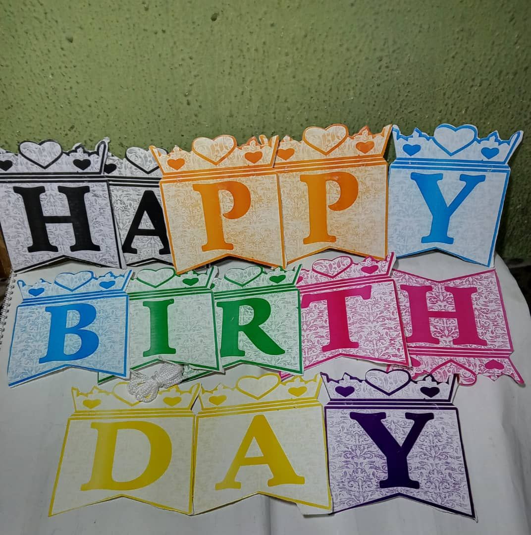 Beautiful HAPPY BIRTHDAY Party Banner "Decorate Event"