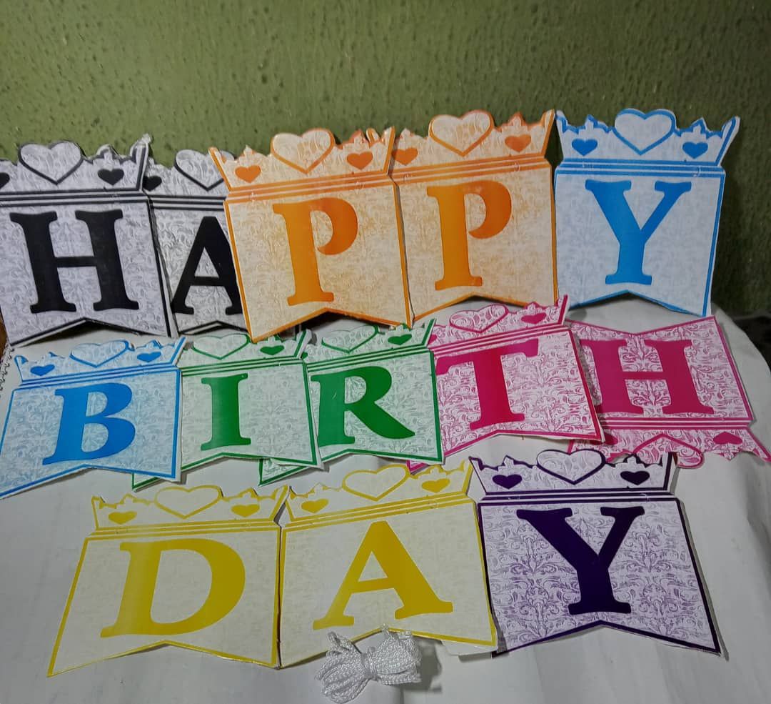 Beautiful HAPPY BIRTHDAY Party Banner "Decorate Event"