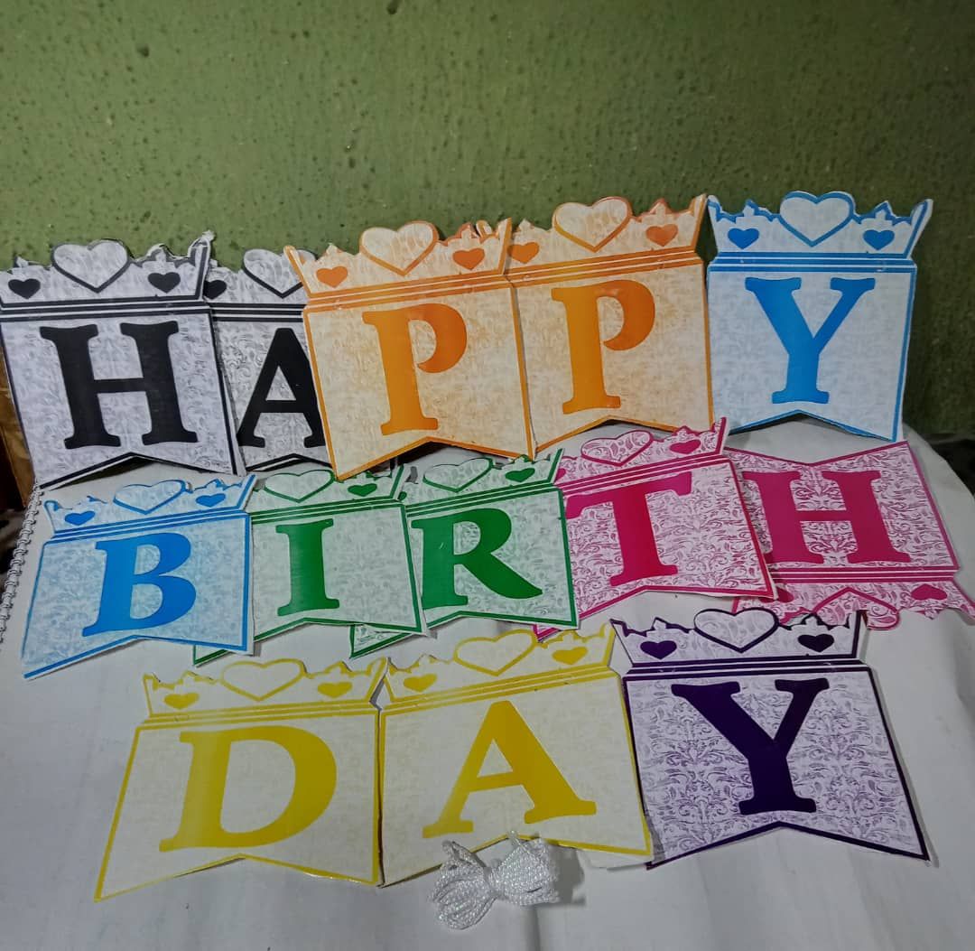 Beautiful HAPPY BIRTHDAY Party Banner "Decorate Event"