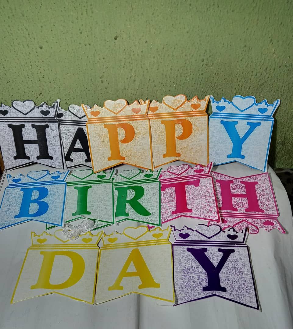 Beautiful HAPPY BIRTHDAY Party Banner "Decorate Event"