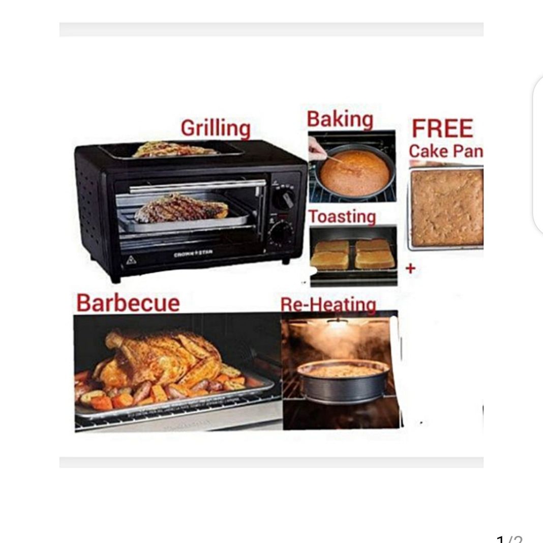 Heating+ Baking+ Toasting & Grilling Oven- 11L
