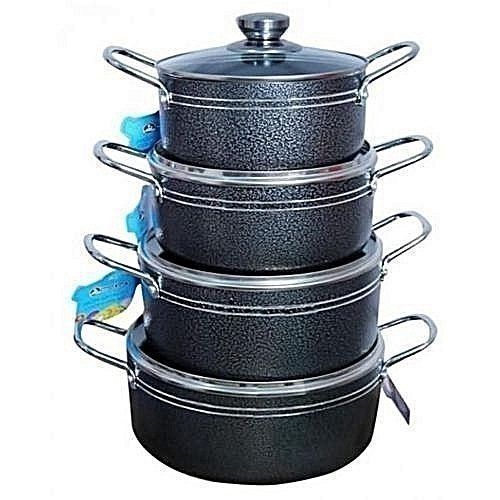 Economy Kitchen Bundle - 8 Set Of Non Stick Pot +