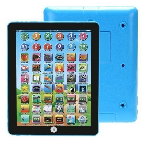 Children Tablet Pad Electronic Preschool English Teach Toy