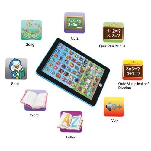 Children Tablet Pad Electronic Preschool English Teach Toy