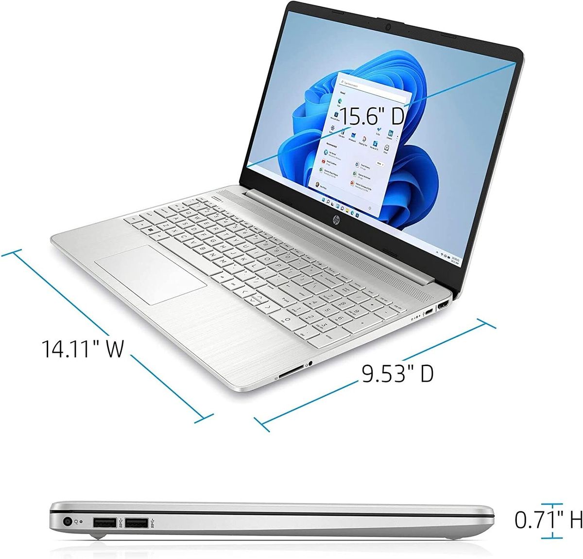 15 Touchscreen 11th Gen Intel Core I5 12GB RAM/256GB SSD Win 11+ Mouse