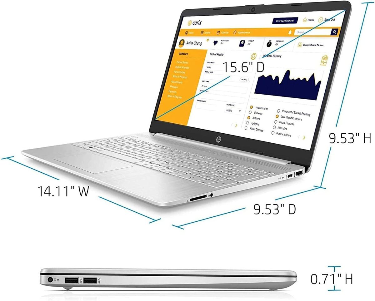 15 Touchscreen Intel Core I3 15.6" 8GB RAM/1TB HDD Win 10