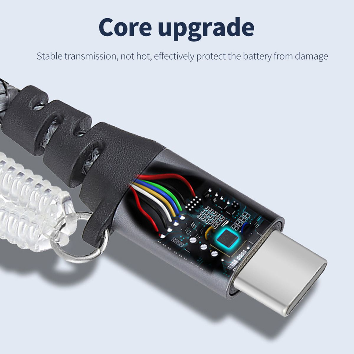 5-in-1 USB Cable Fast Charging  For Apple/Android/Type-C