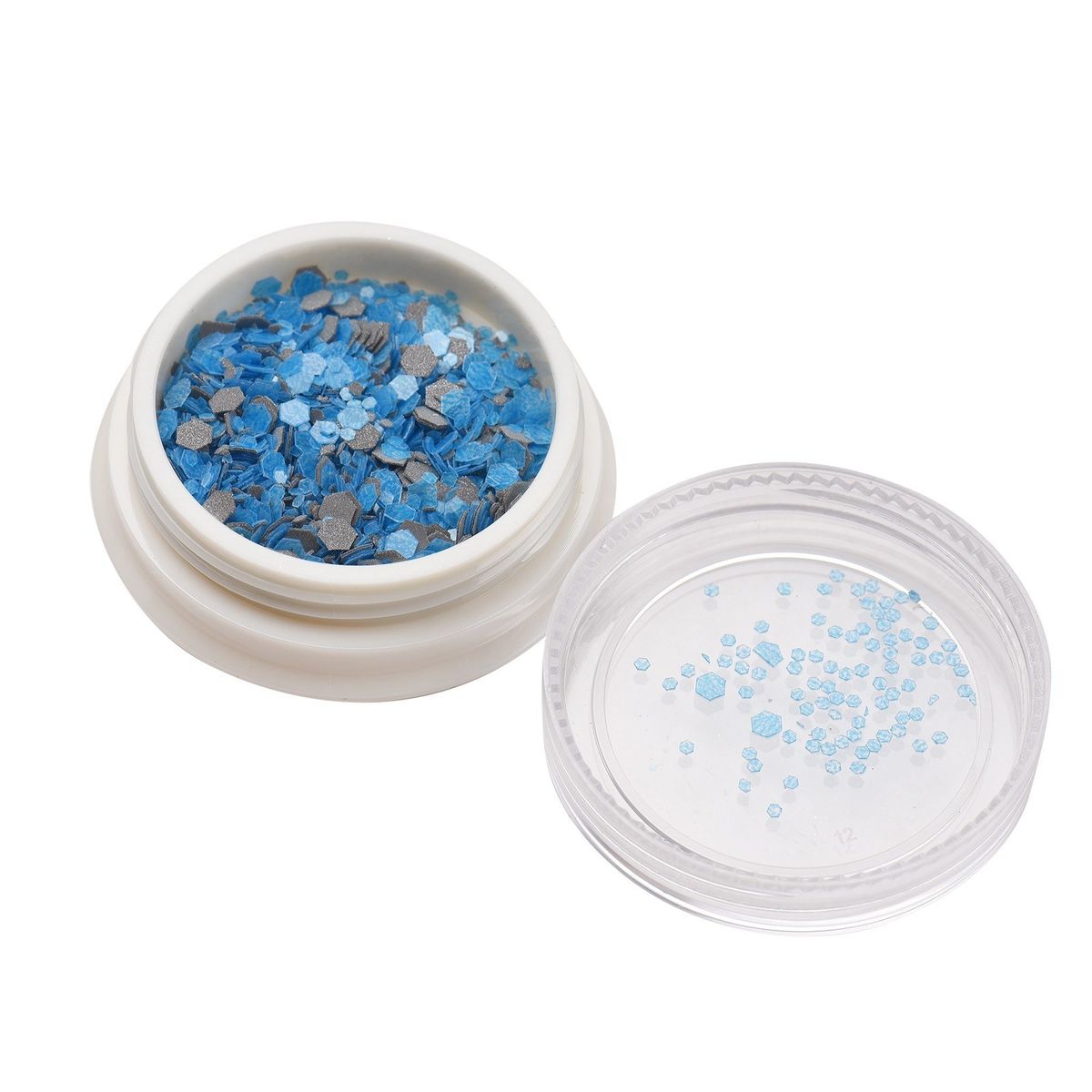 6 Colors Glow In The Dark Glitter Dipping Nail Powder Nail