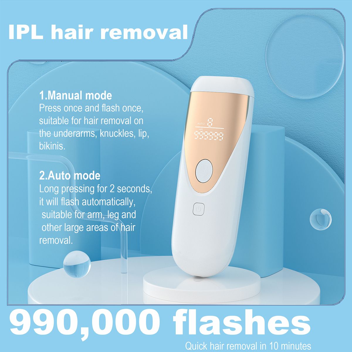 IPL Hair Removal Instrument Shaving Tool Epilator