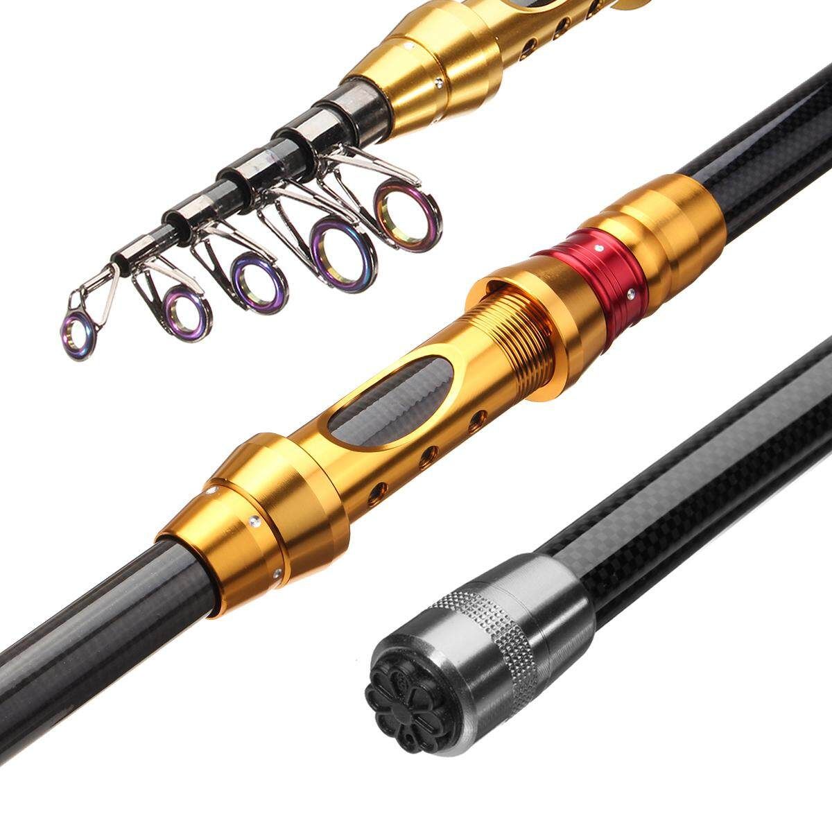 Carbon Fiber Portable Rod With Sea Travel Pole Ultra-Light 2.1M