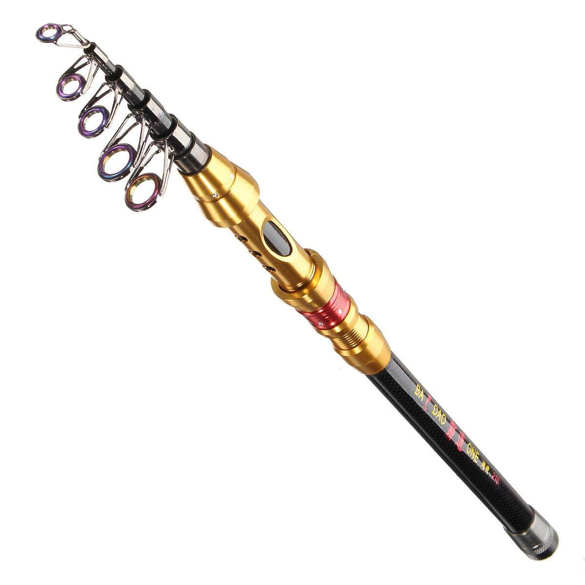 Carbon Fiber Portable Rod With Sea Travel Pole Ultra-Light 2.1M