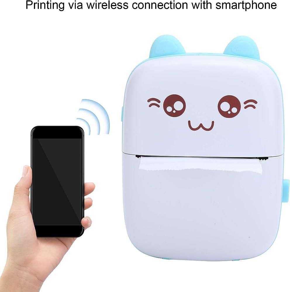 Mini Wireless Paper Printer Portable Bluetooth  Printer