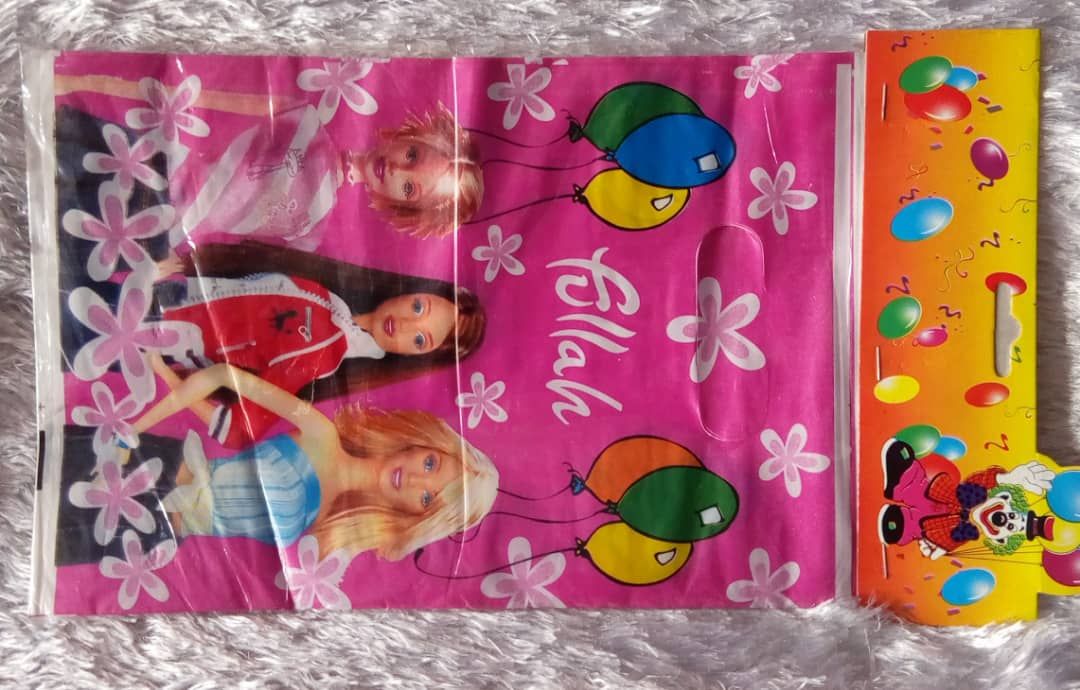 Barbie Fullah Disney Character Party Bags - 3 Packs